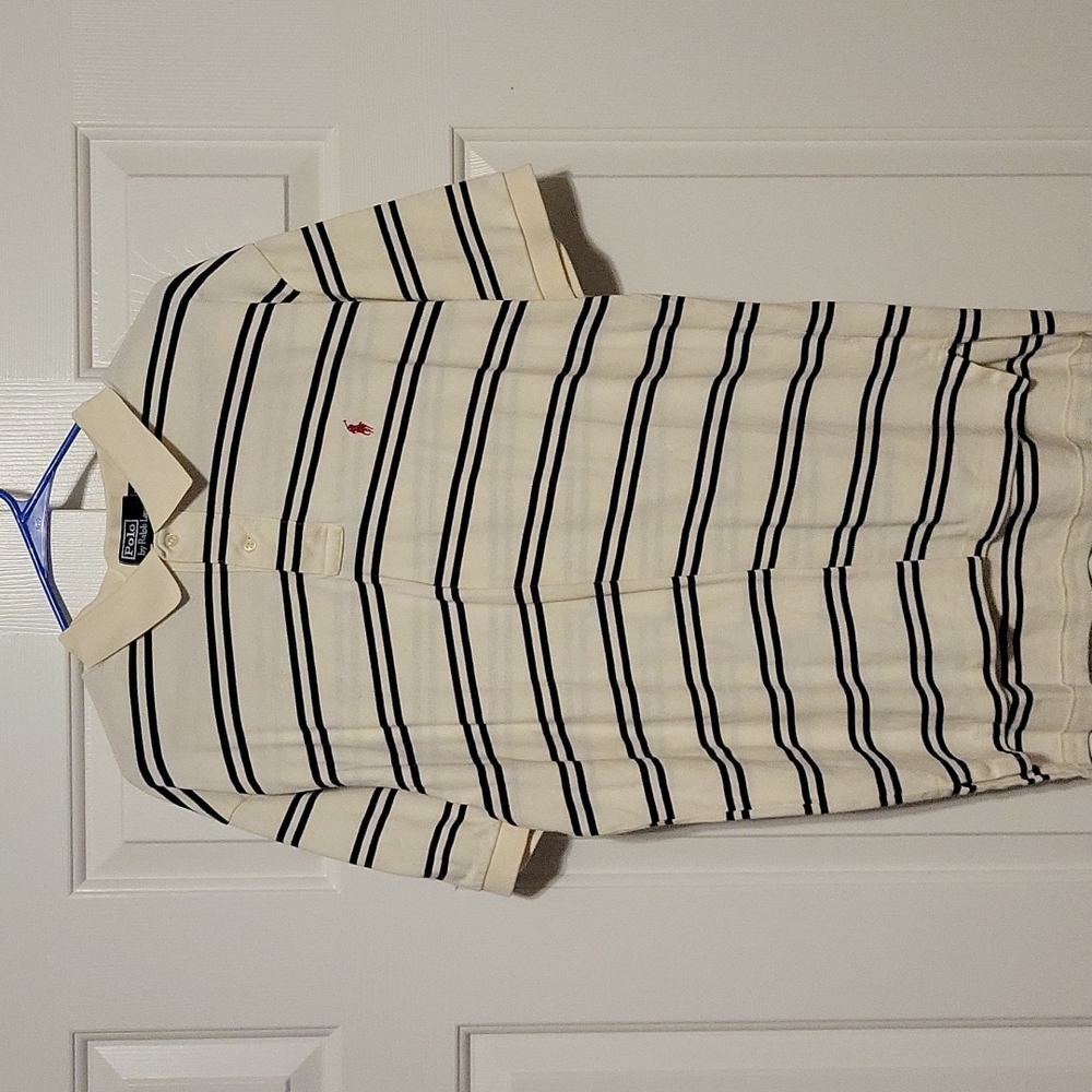 Polo By Ralph Lauren Polo Offwhite and Blue